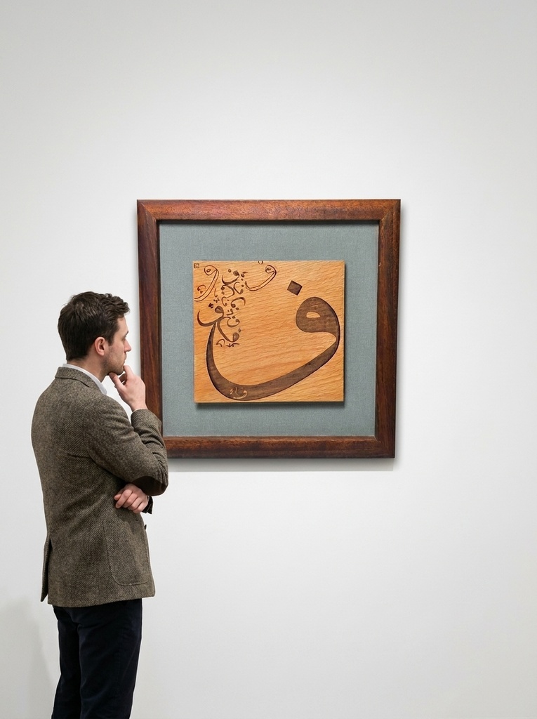 لوحة جداريه حرف الفاء